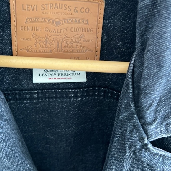 Denim motorcycle jacket - Picture 2 of 4